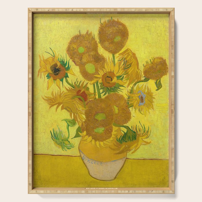 Van Gogh Sunflowers Serving Tray Gallery Image 1