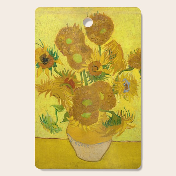 Van Gogh Sunflowers Cutting Board Gallery Image 1