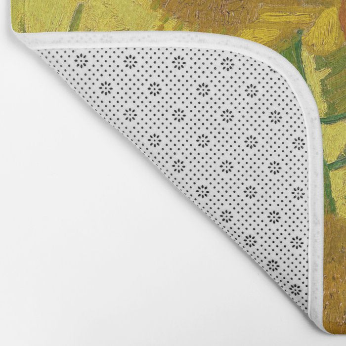 Van Gogh Sunflowers Bath Mat Gallery Image 2
