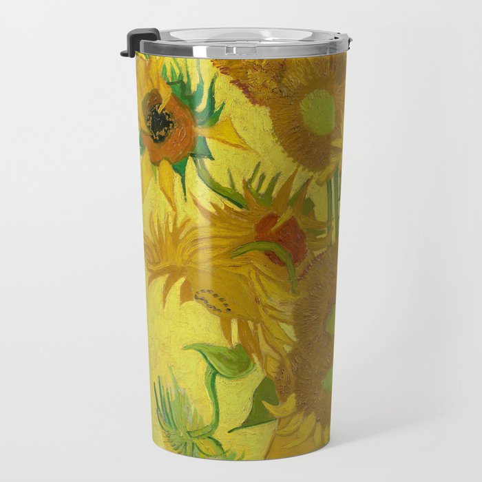 Van Gogh Sunflowers Travel Mug Gallery Image 3