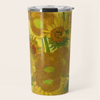 Van Gogh Sunflowers Travel Mug Gallery Image 1
