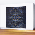Dark Vintage Traditional Oriental Rug Wall Mural Gallery Image 2