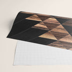 Urban Tribal Pattern No.11 - Aztec - Wood Wrapping Paper Gallery Image 2