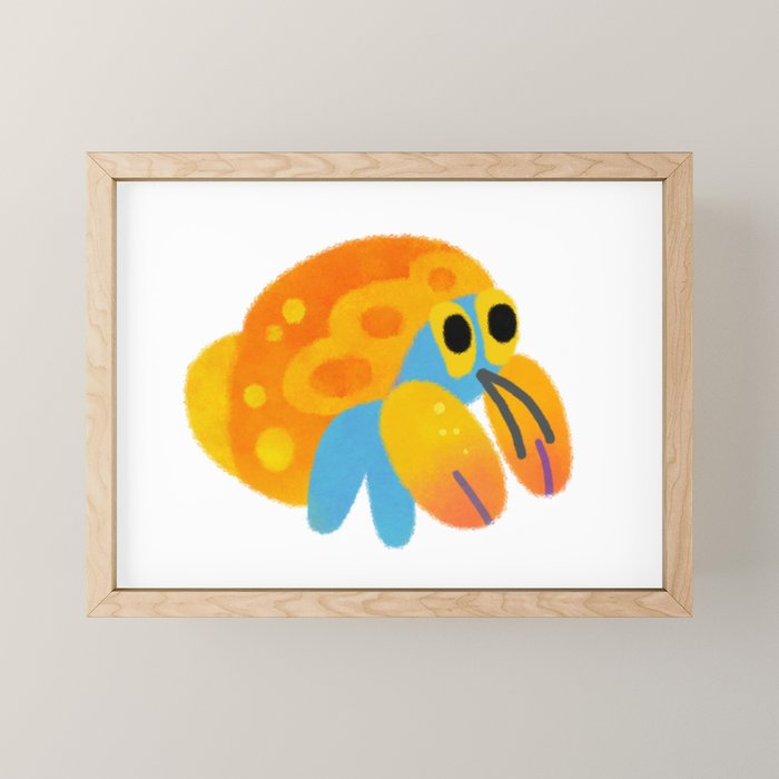 Hermit Crab Mini Art Print Gallery Image 1