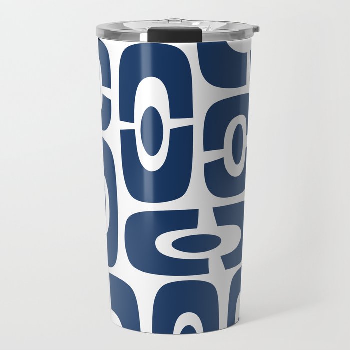 Mid Century Modern Decorating 241 Navy Blue Travel Mug Gallery Image 1