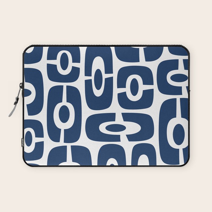 Mid Century Modern Decorating 241 Navy Blue Laptop Sleeve Gallery Image 1