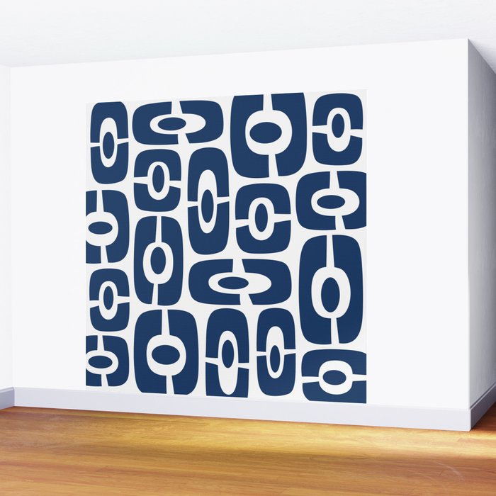 Mid Century Modern Decorating 241 Navy Blue Wall Mural Gallery Image 2