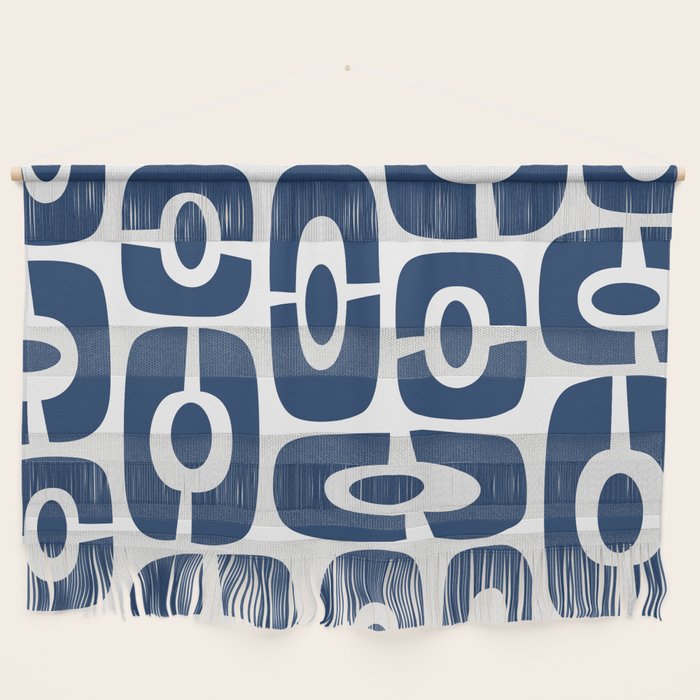 Mid Century Modern Decorating 241 Navy Blue Wall Hanging Gallery Image 1