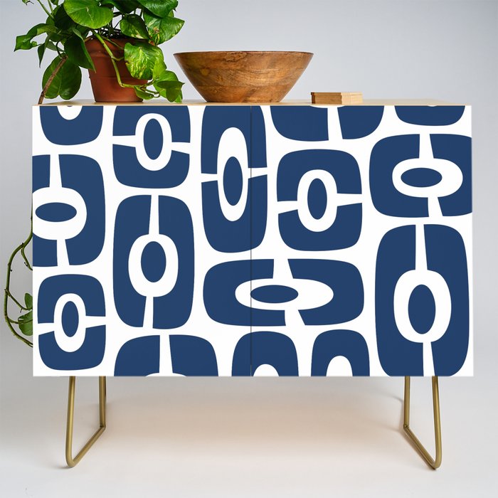 Mid Century Modern Decorating 241 Navy Blue Credenza Gallery Image 1