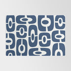 Mid Century Modern Decorating 241 Navy Blue Rug Gallery Image 2