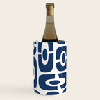 Mid Century Modern Decorating 241 Navy Blue Wine Chiller Gallery Image 1