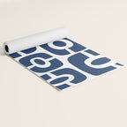 Mid Century Modern Decorating 241 Navy Blue Yoga Mat Gallery Image 2