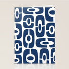 Mid Century Modern Decorating 241 Navy Blue Stationery Card Gallery Image 2