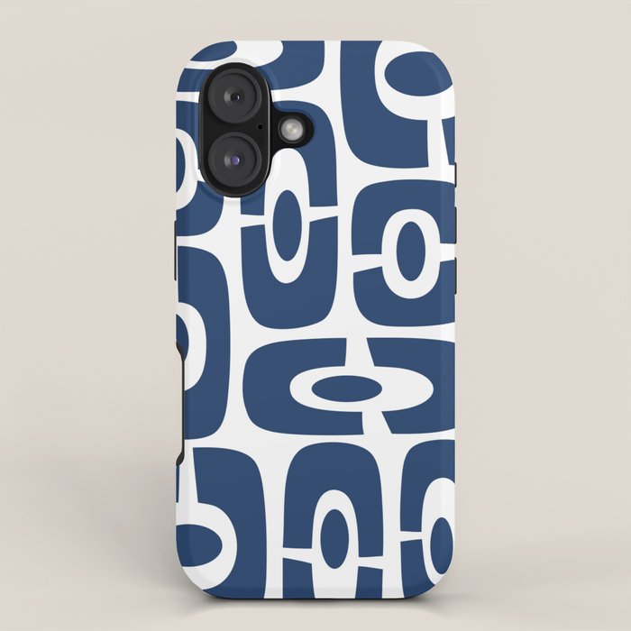 Mid Century Modern Decorating 241 Navy Blue iPhone Case Gallery Image 1