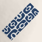 Mid Century Modern Decorating 241 Navy Blue Yoga Mat Gallery Image 1
