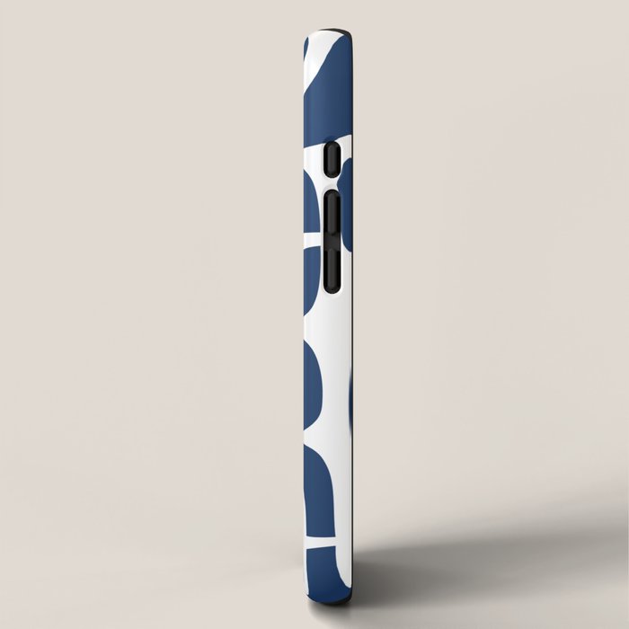 Mid Century Modern Decorating 241 Navy Blue iPhone Case Gallery Image 2