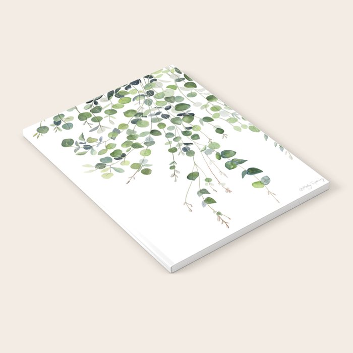 Eucalyptus Watercolor Notebook Gallery Image 2