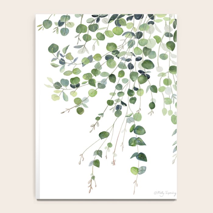 Eucalyptus Watercolor Notebook Gallery Image 4