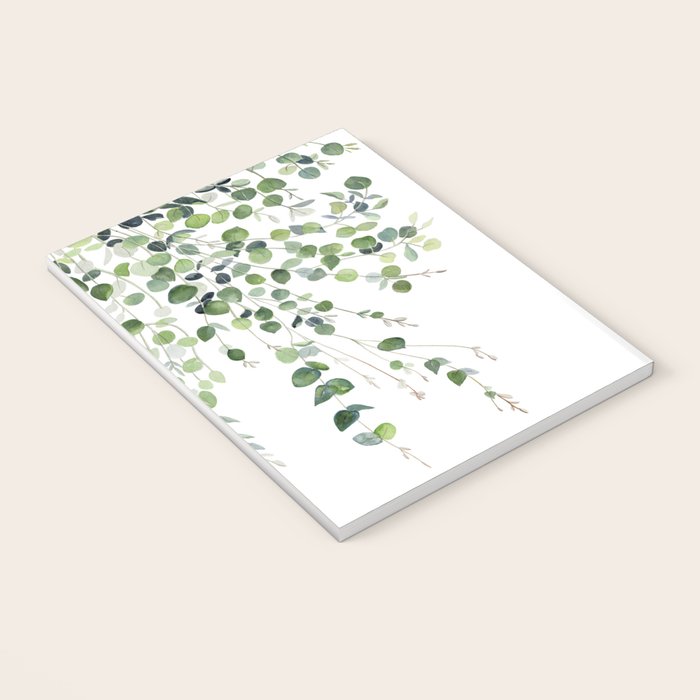 Eucalyptus Watercolor Notebook Gallery Image 3