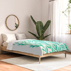 Kelp Forest Mermaid - Mint Palette Comforter Gallery Image 2