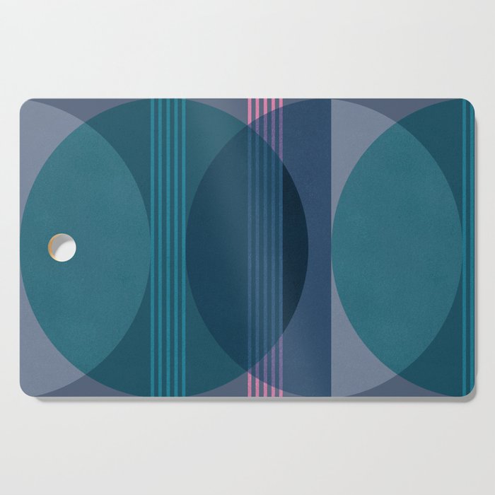 Abstraction_BLUE_LANDSCAPE_MOONLIGHT_NATURE_POP_ART_)521A Cutting Board Gallery Image 1