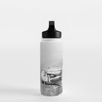 1930 Margaret Bourke-White atop of the world New York City skyline black and white photograph Water Bottle Gallery Image 3
