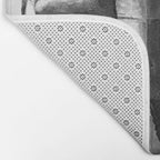 1930 Margaret Bourke-White atop of the world New York City skyline black and white photograph Bath Mat Gallery Image 2