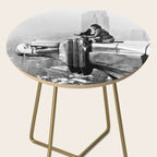 1930 Margaret Bourke-White atop of the world New York City skyline black and white photograph Side Table Gallery Image 2