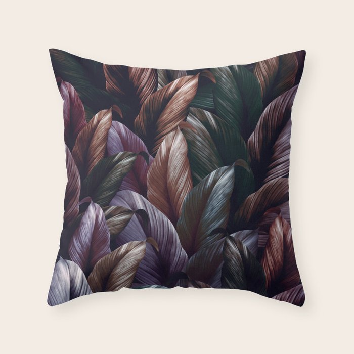 Midnight Forest V Throw Pillow Gallery Image 1
