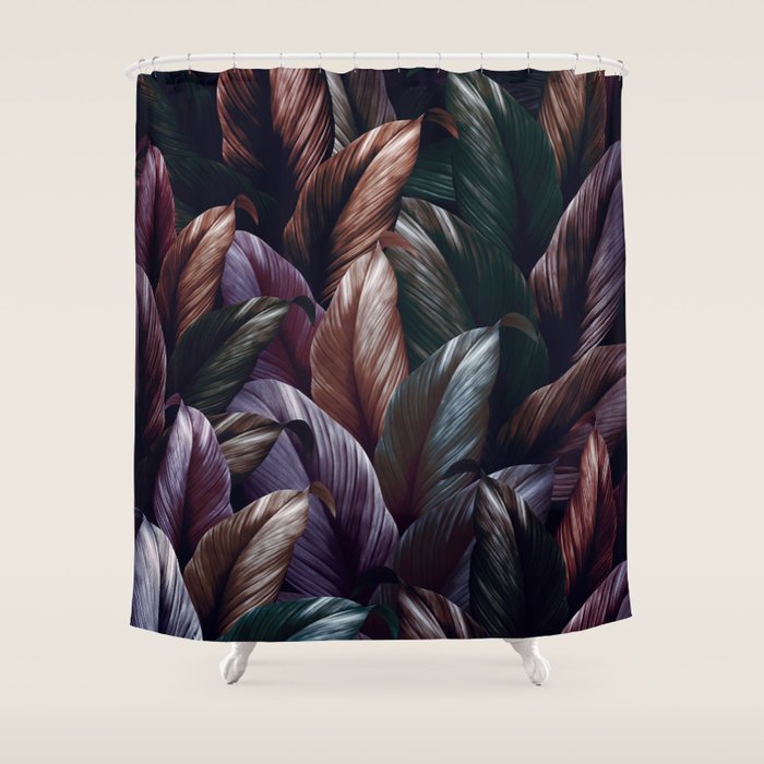 Midnight Forest V Shower Curtain Gallery Image 1