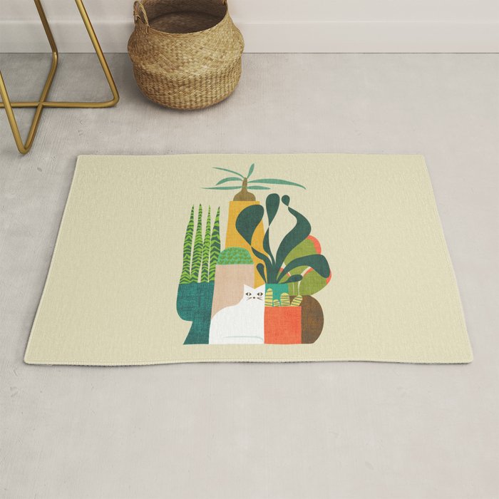 Still life with cat Rug Gallery Image 1