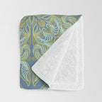 AT Pattern 2 green Throw Blanket Gallery Image 3