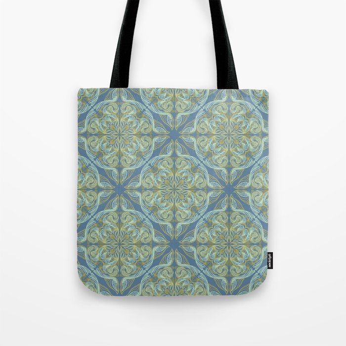 AT Pattern 2 green Tote Bag Gallery Image 1