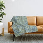 AT Pattern 2 green Throw Blanket Gallery Image 1