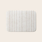 AEGEAN SOFT TICKING STRIPE Bath Mat Gallery Image 1