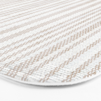 AEGEAN SOFT TICKING STRIPE Bath Mat Gallery Image 3