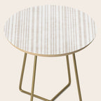 AEGEAN SOFT TICKING STRIPE Side Table Gallery Image 2
