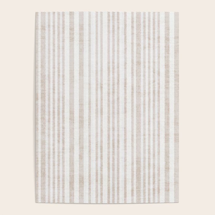 AEGEAN SOFT TICKING STRIPE Poster Gallery Image 4