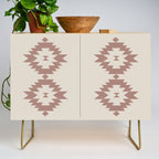 Southwestern Minimalism - Neutral Rose Beige Credenza Gallery Image 1