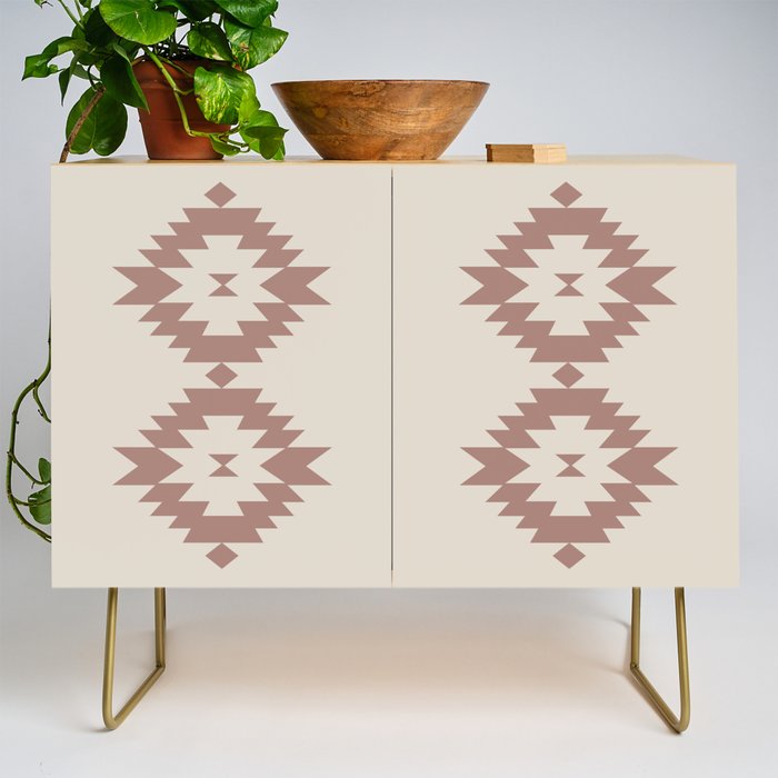 Southwestern Minimalism - Neutral Rose Beige Credenza Gallery Image 1