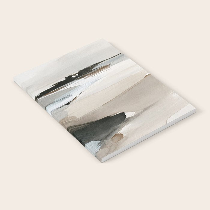 Neutral Coastal Seascape Minimal Landscape Notebook Gallery Image 1