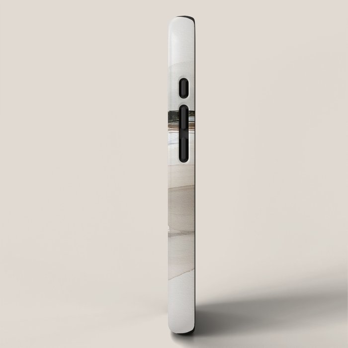 Neutral Coastal Seascape Minimal Landscape iPhone Case Gallery Image 2