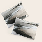 Neutral Coastal Seascape Minimal Landscape Pillow Sham Gallery Image 3