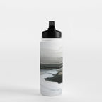 Neutral Coastal Seascape Minimal Landscape Water Bottle Gallery Image 3