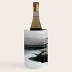 Neutral Coastal Seascape Minimal Landscape Wine Chiller Gallery Image 2