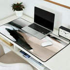Neutral Coastal Seascape Minimal Landscape Desk Mat Gallery Image 2