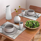Neutral Coastal Seascape Minimal Landscape Placemat Gallery Image 2
