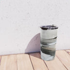 Neutral Coastal Seascape Minimal Landscape Travel Mug Gallery Image 4