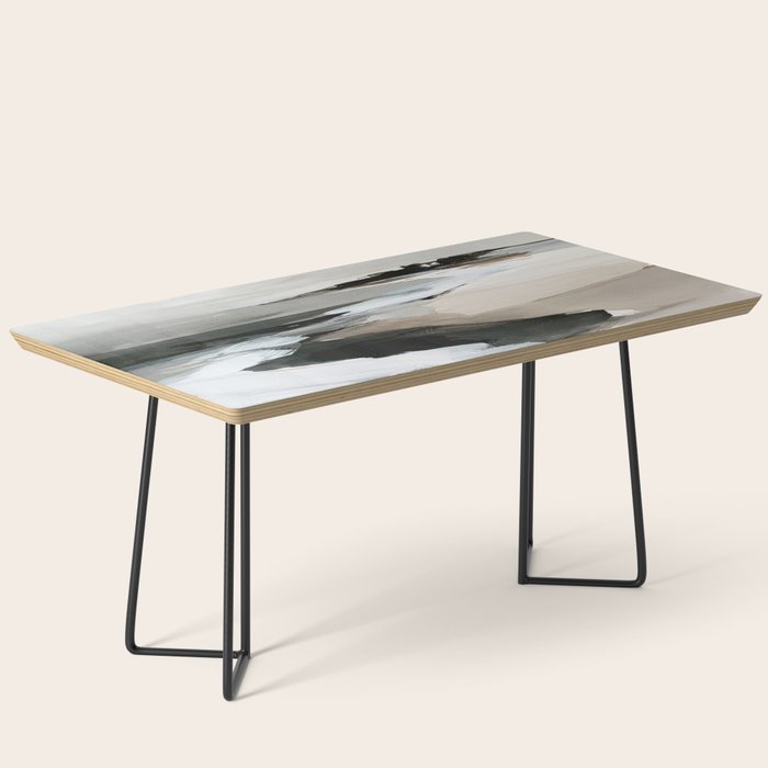 Neutral Coastal Seascape Minimal Landscape Coffee Table Gallery Image 1