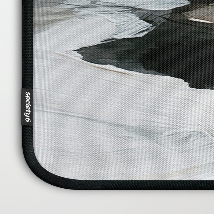 Neutral Coastal Seascape Minimal Landscape Laptop Sleeve Gallery Image 3